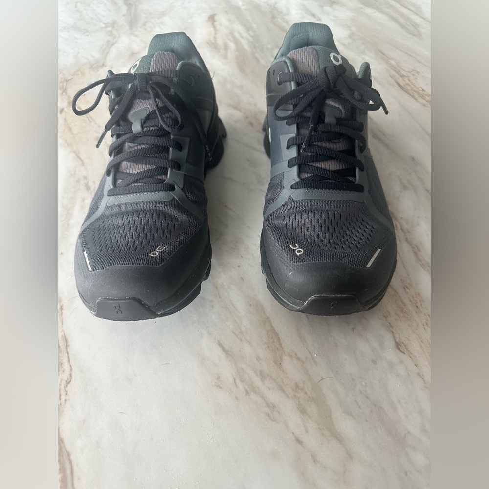 Women’s On Running Gray/Green Athletic Sneakers